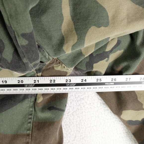 Rothco Field Jacket Mens Small Green Woodland Camo Heavyweight Full Zip Army - Picture 7 of 11